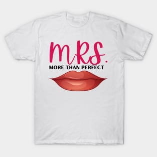 Mr. & Mrs. Valentine Design T-Shirt